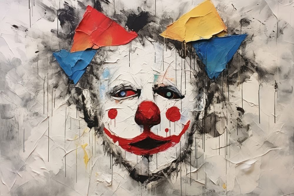 Clown clown art representation.