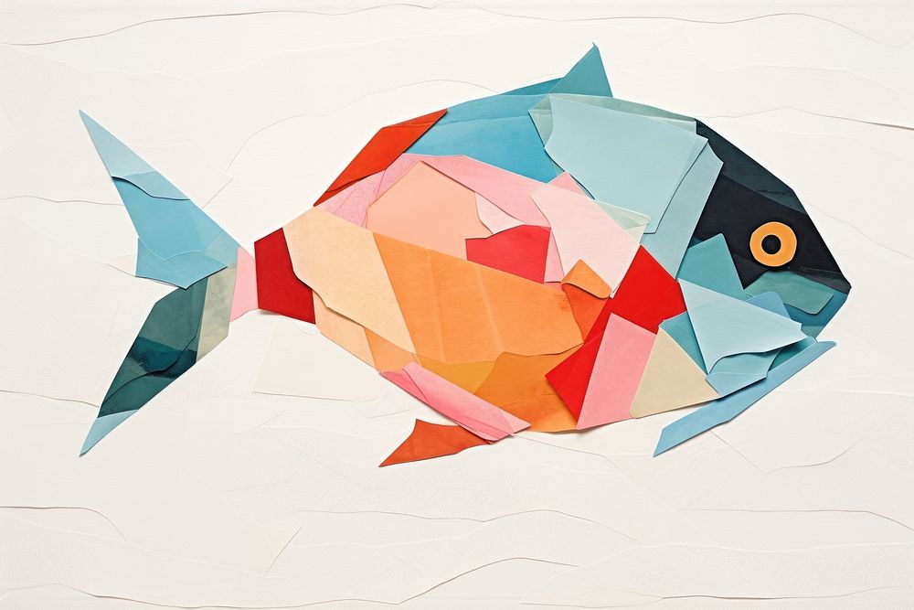 Fish art origami animal.