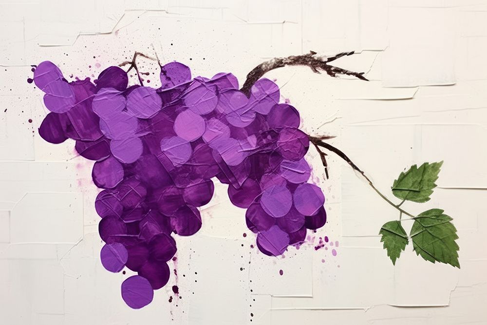 Grapes grapes art painting.