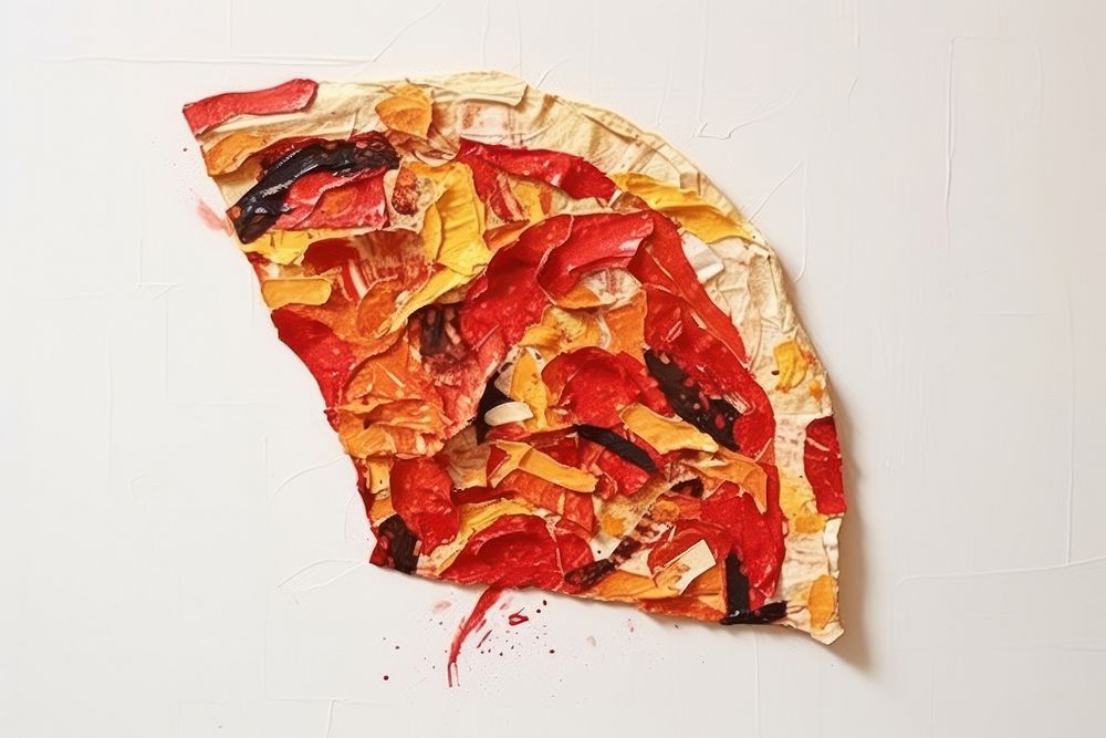 Pizza food art creativity.