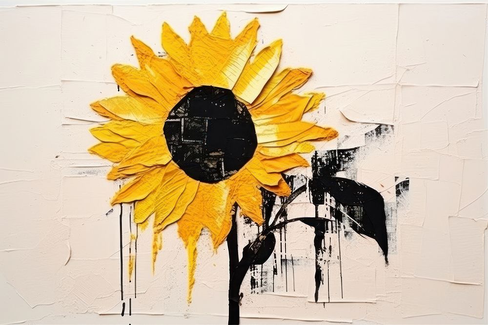 Sunflower sunflower art painting.
