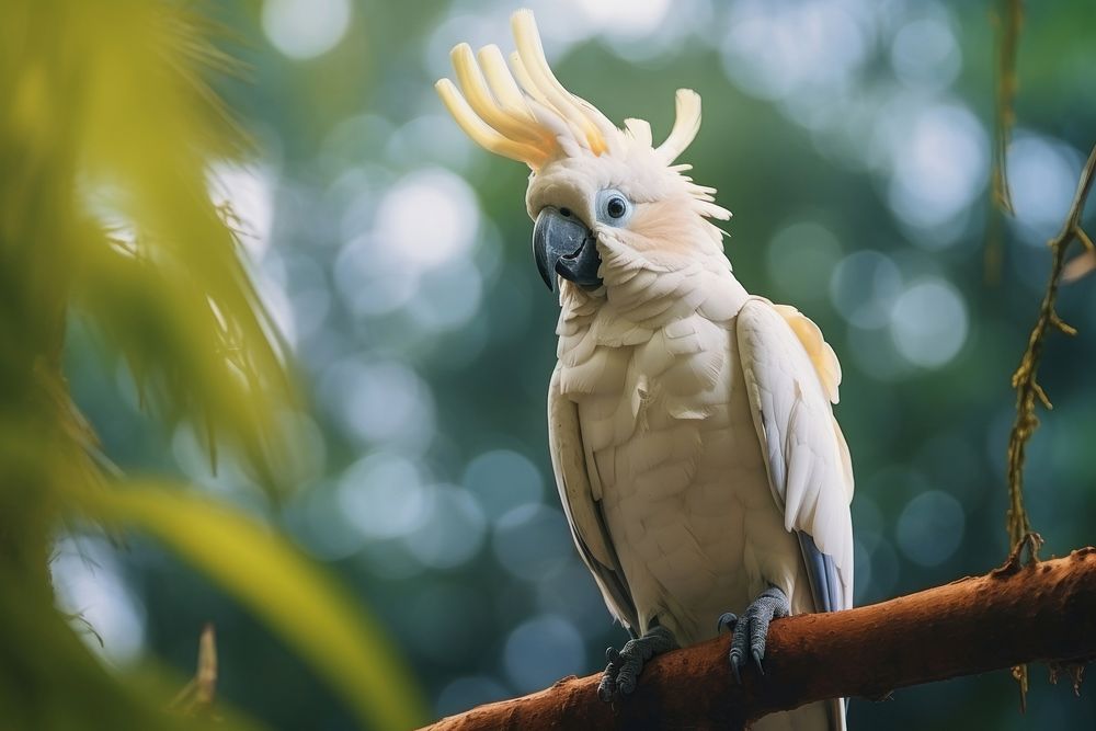Cockatoo animal parrot bird.