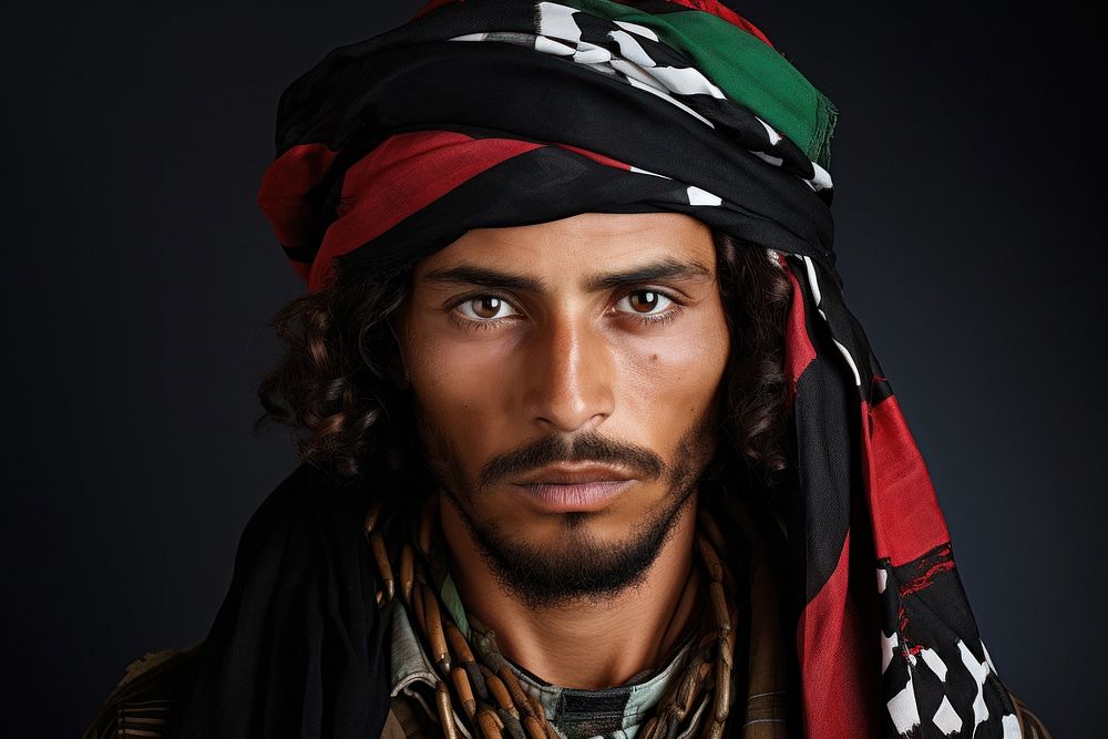 Libyan culture portrait adult photo.