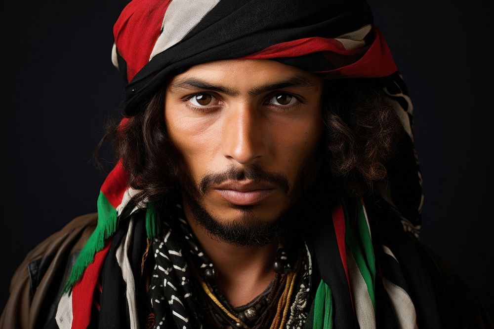 Libyan culture portrait adult photo.