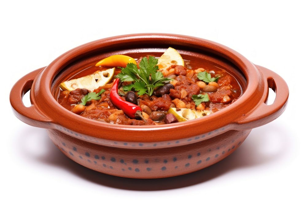 Libyan food curry stew meal.