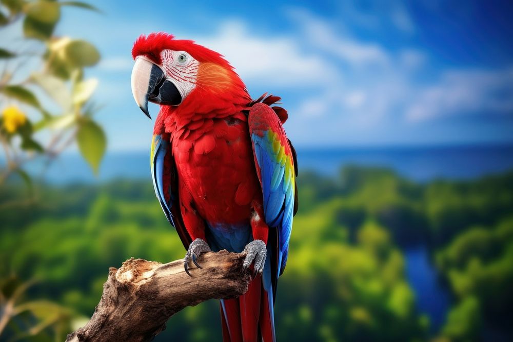 Parrot animal bird wildlife.