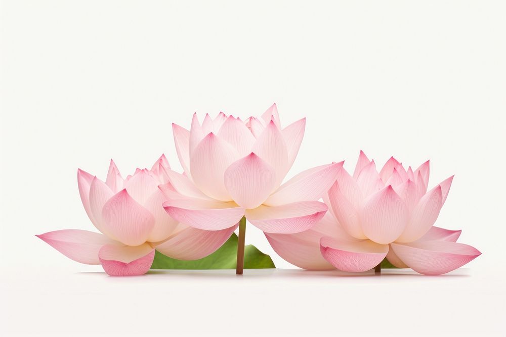 Pink lotus flower border blossom petal plant.