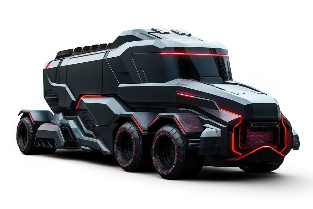 Cyberpunk Future Truck car vehicle wheel truck.