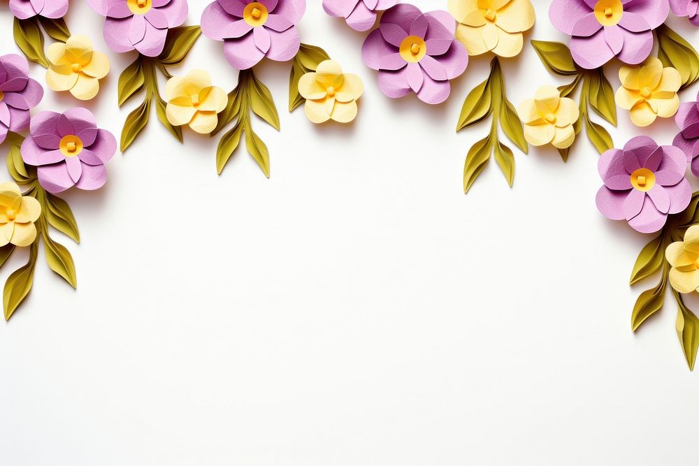 Primrose floral border flower backgrounds pattern.