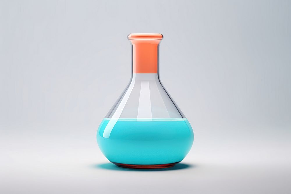 Reagent bottle glass vase biotechnology.