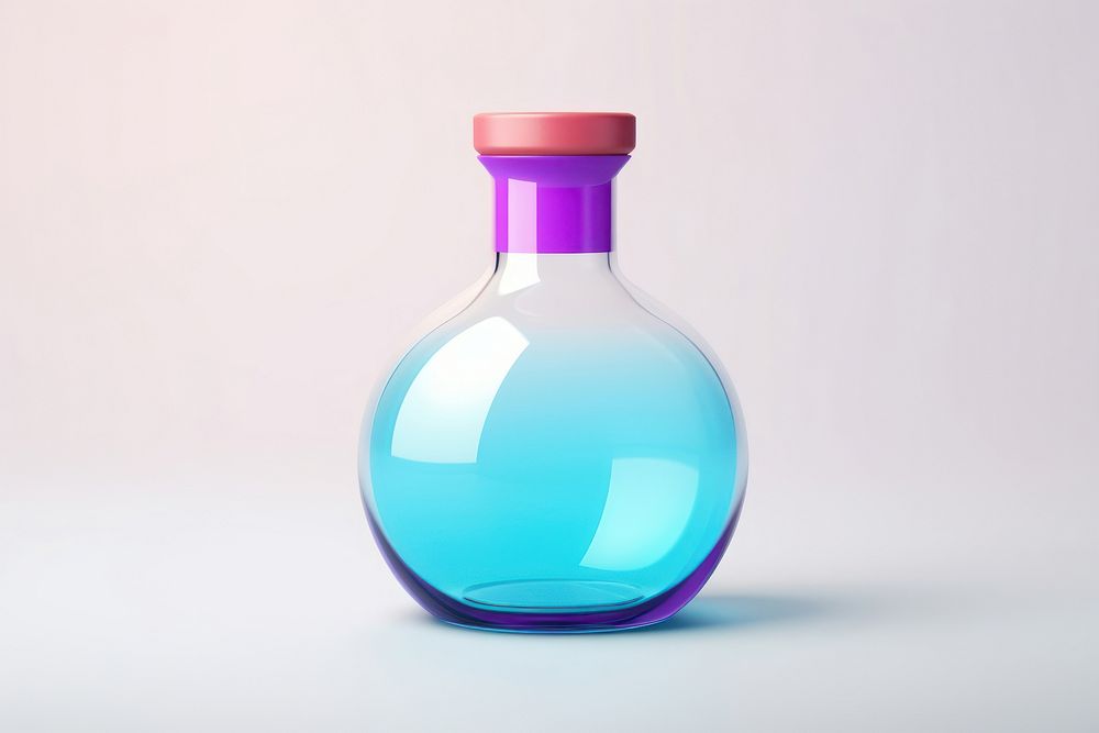 Reagent bottle glass vase biotechnology.