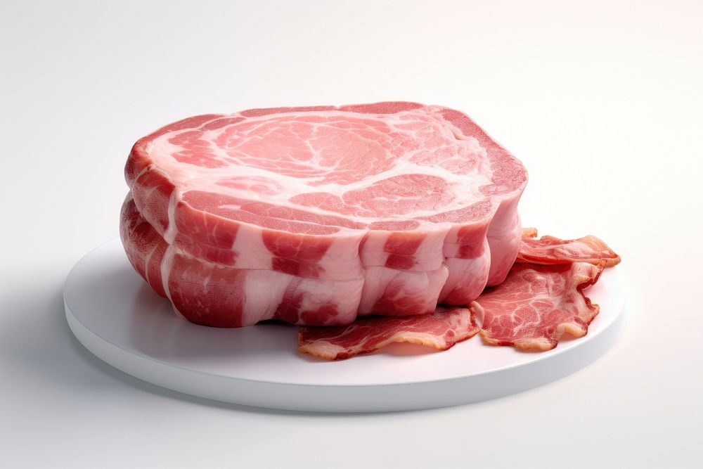 Ham meat beef pork.