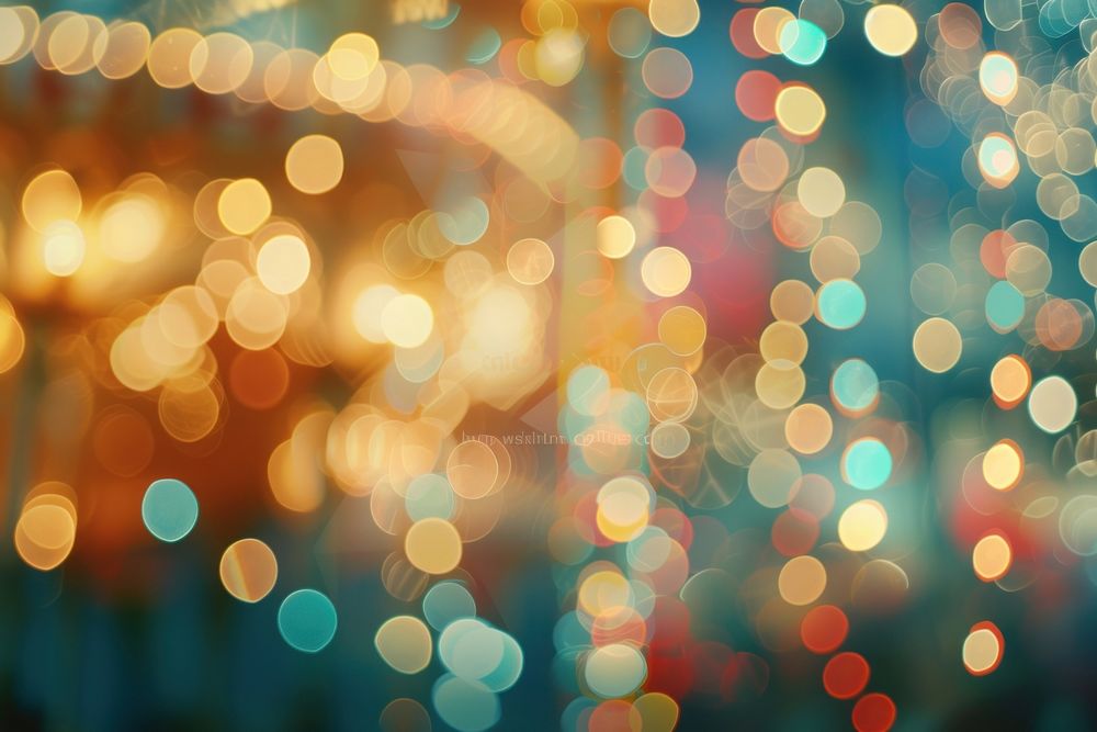 Theme park shaped pattern bokeh effect background light backgrounds outdoors.