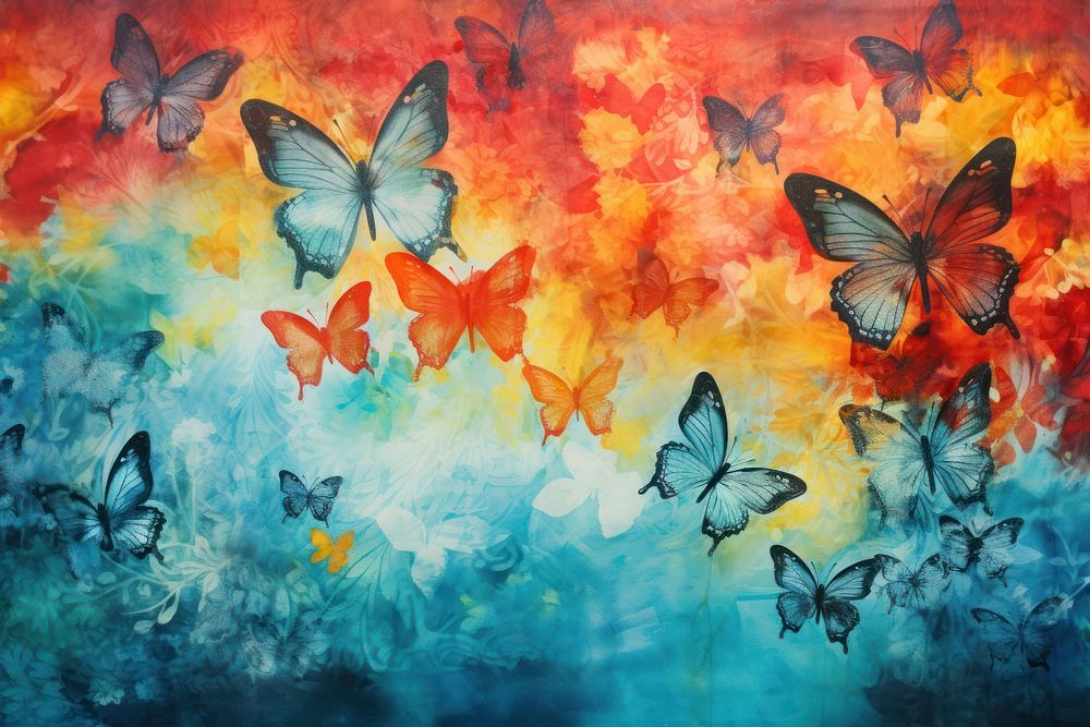 Butterfly painting backgrounds butterfly.