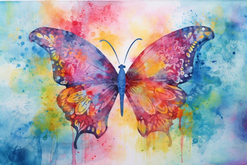 Butterfly butterfly painting painted.