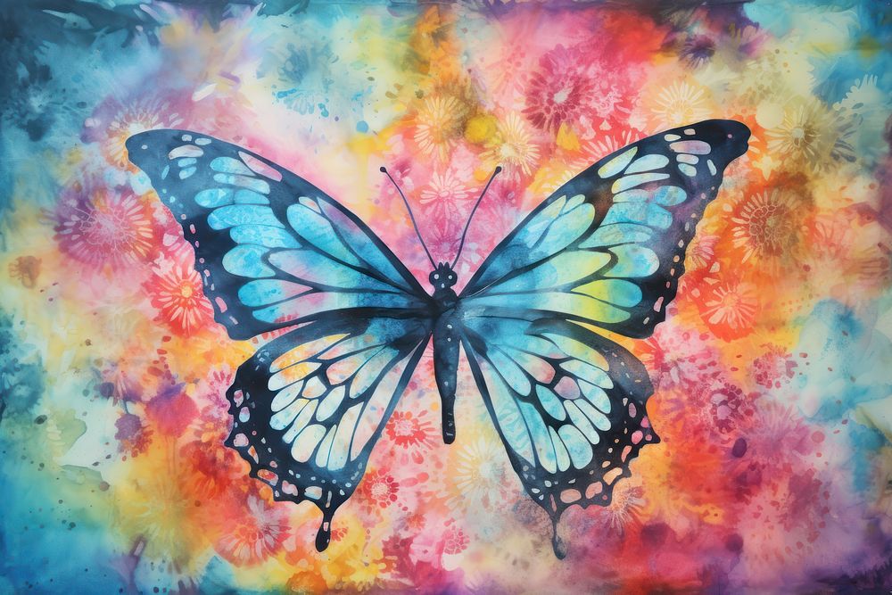 Butterfly butterfly painting animal.