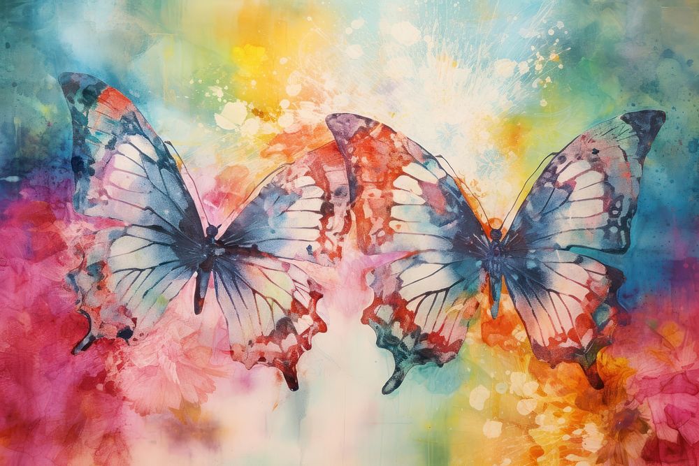 Butterfly painting butterfly animal.