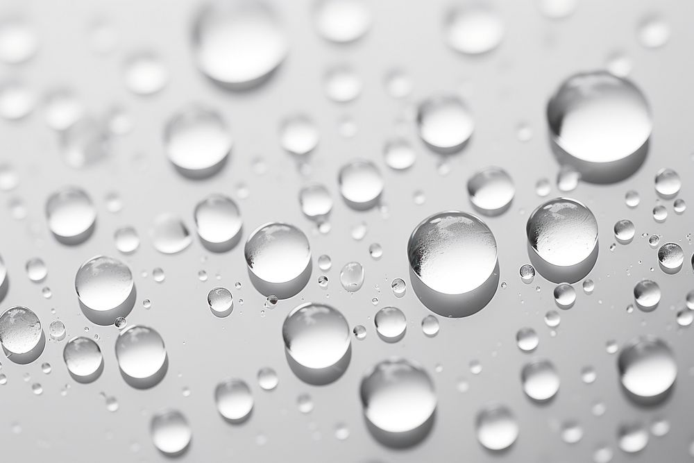 White background backgrounds monochrome droplet.