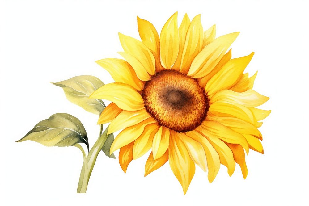 Sunflower plant inflorescence creativity.