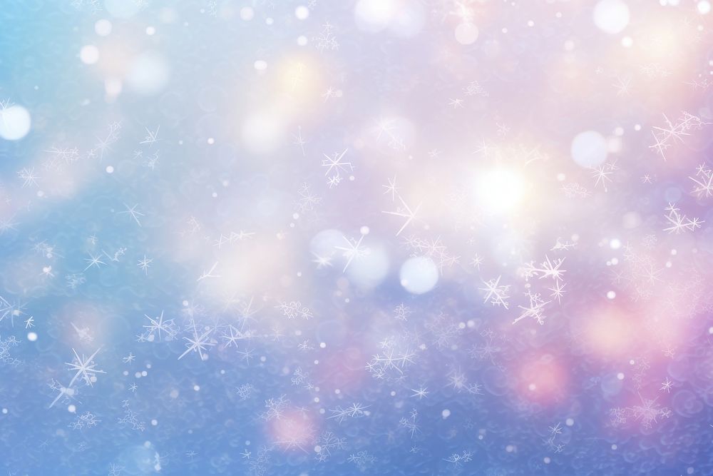 Winter snow pattern bokeh effect background backgrounds snowflake nature.
