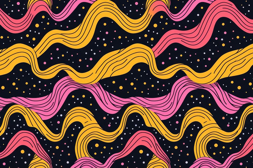 Wavy seamless pattern backgrounds abstract art.