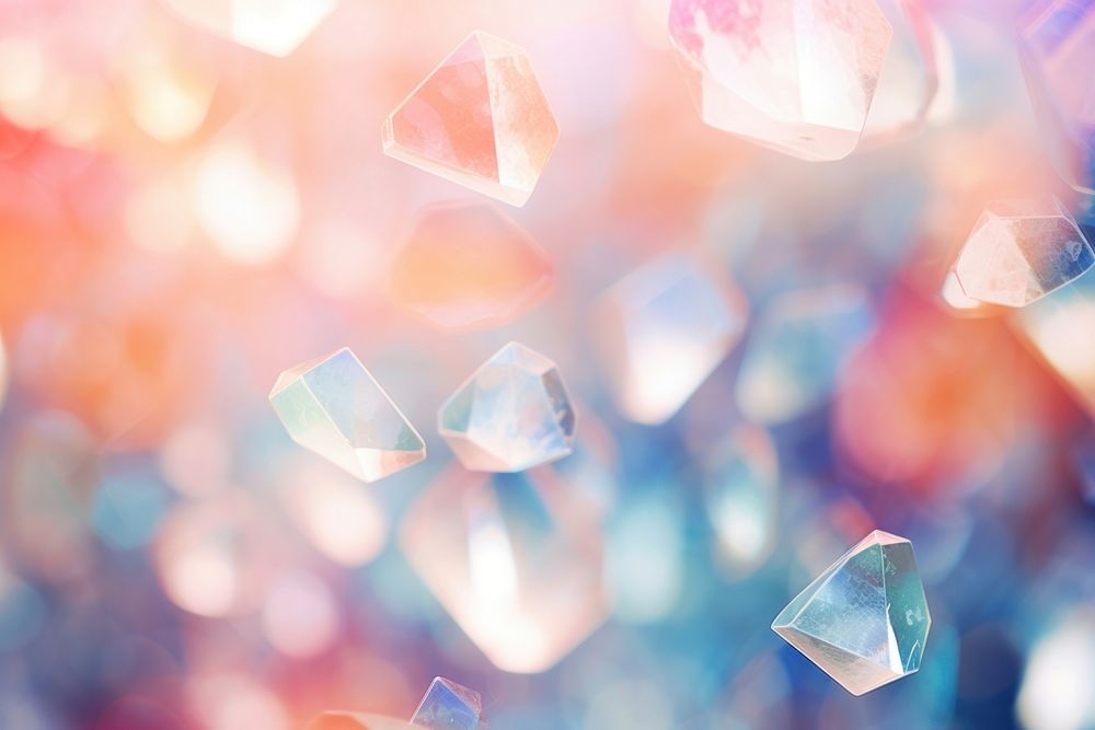Gem pattern bokeh effect background backgrounds abstract crystal.