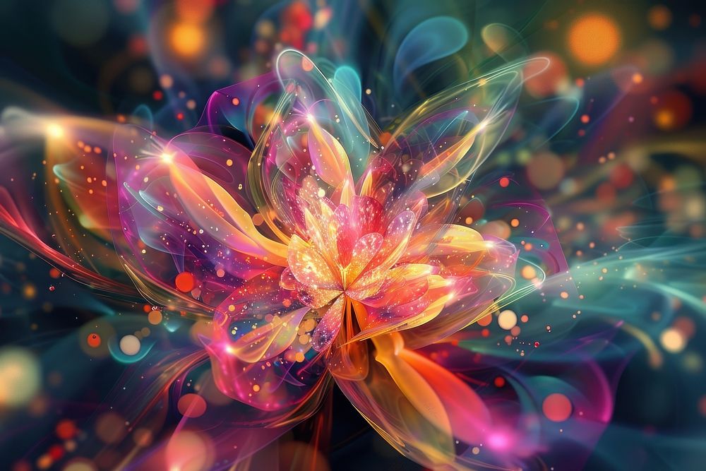 Bloom flower backgrounds abstract surreal.