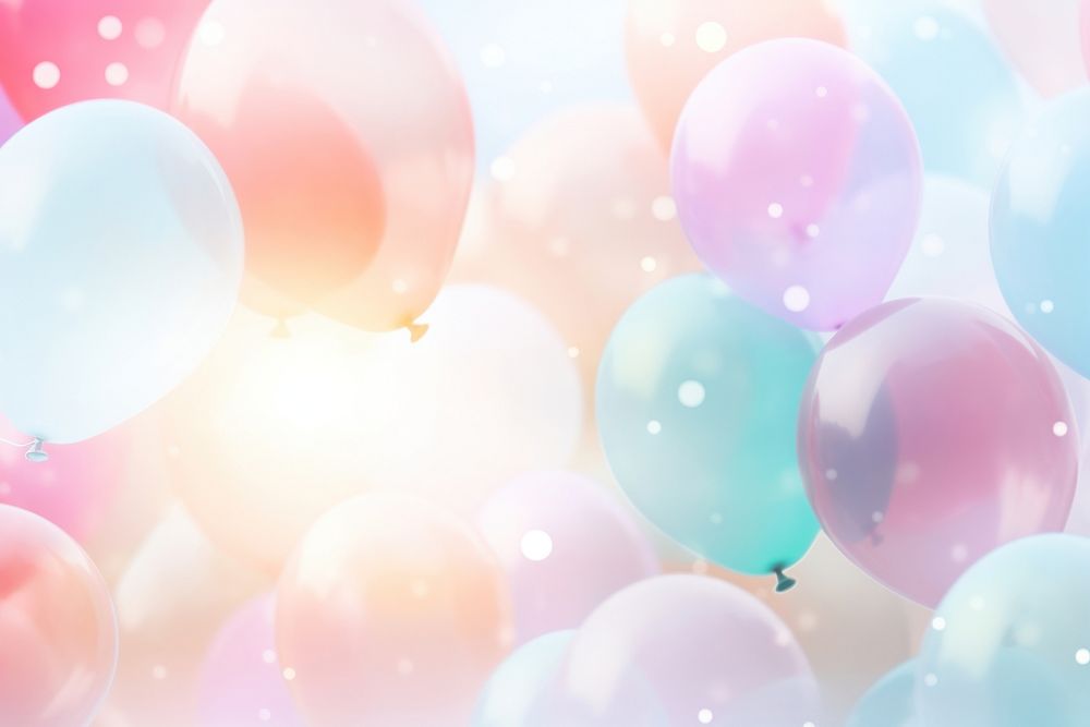 Balloonsbokeh effect background backgrounds celebration anniversary.