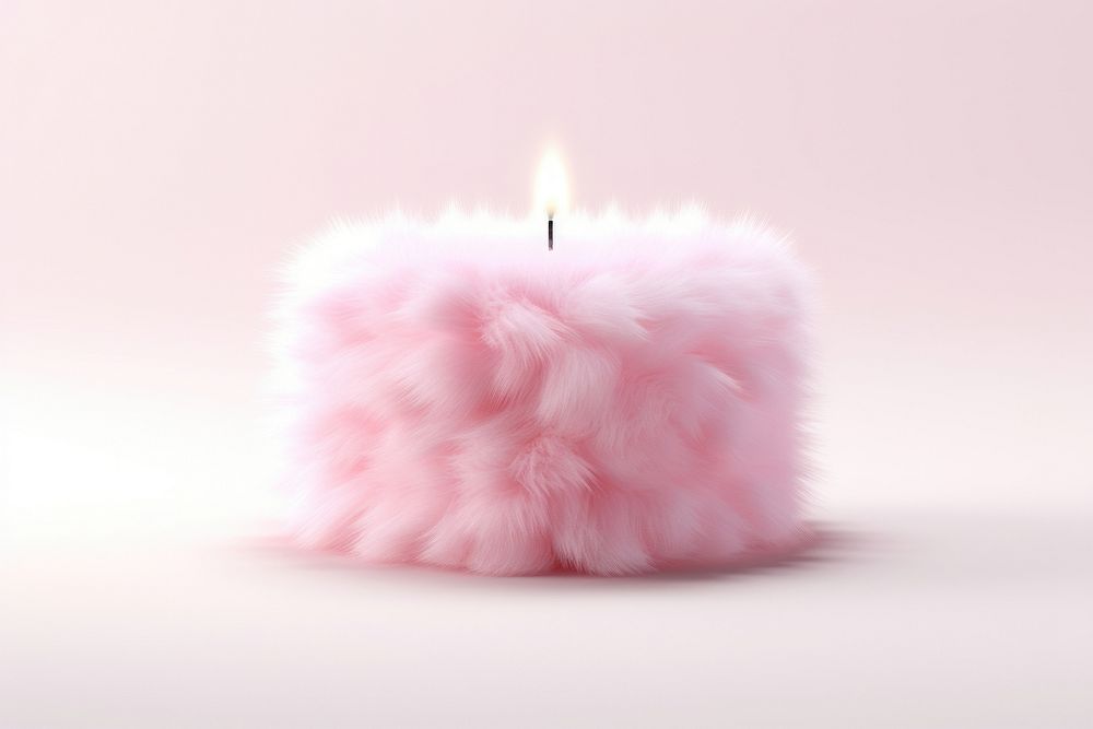 Birthday cake candle fire fur.