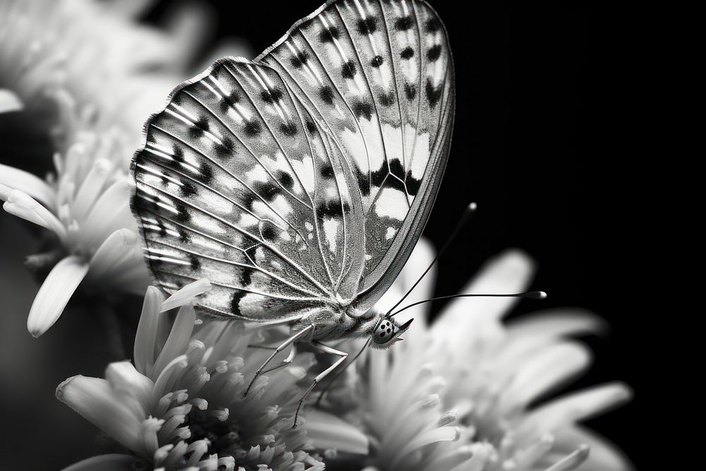 Butterfly butterfly flower animal.