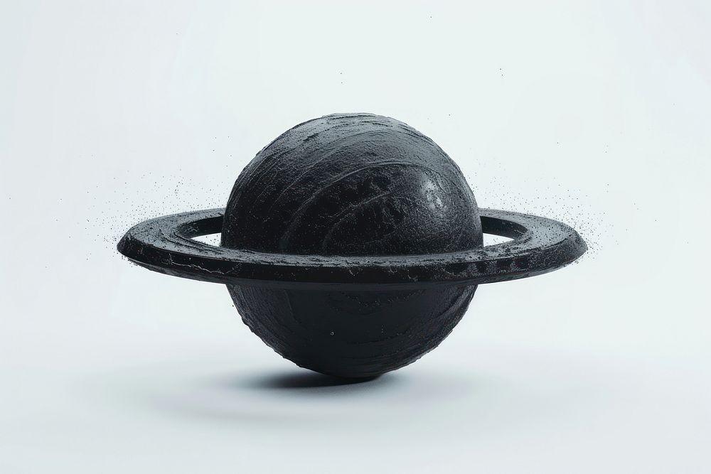 Saturn sphere planet space.