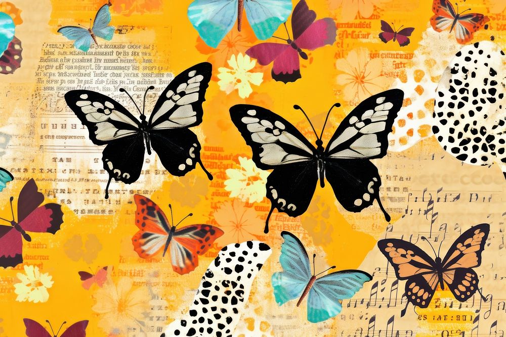 Butterfly background butterfly backgrounds collage.