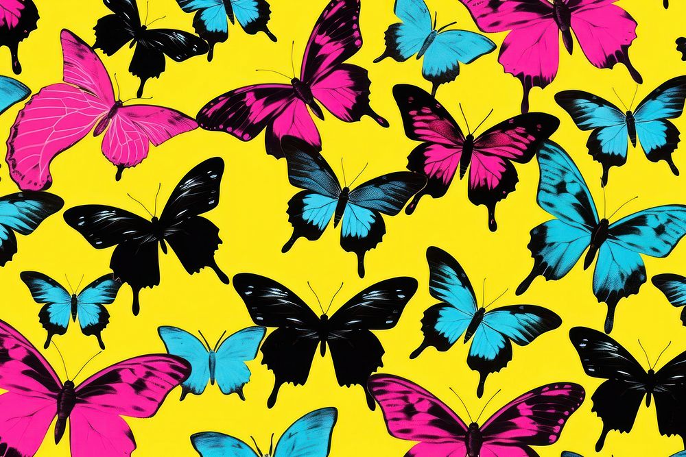 Butterfly backgrounds pattern insect.