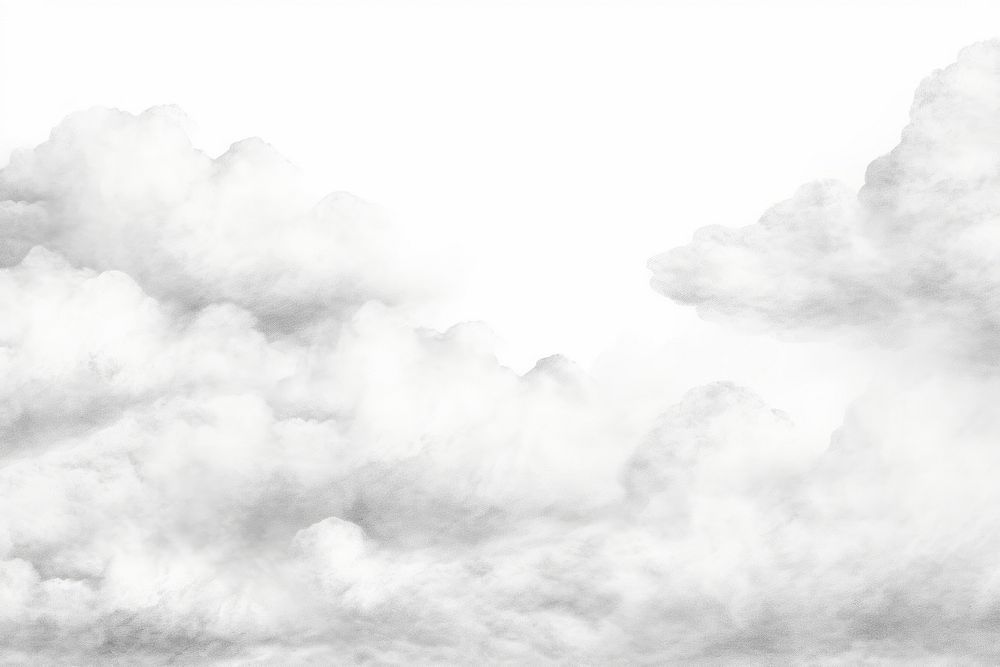 White background cloud backgrounds monochrome.