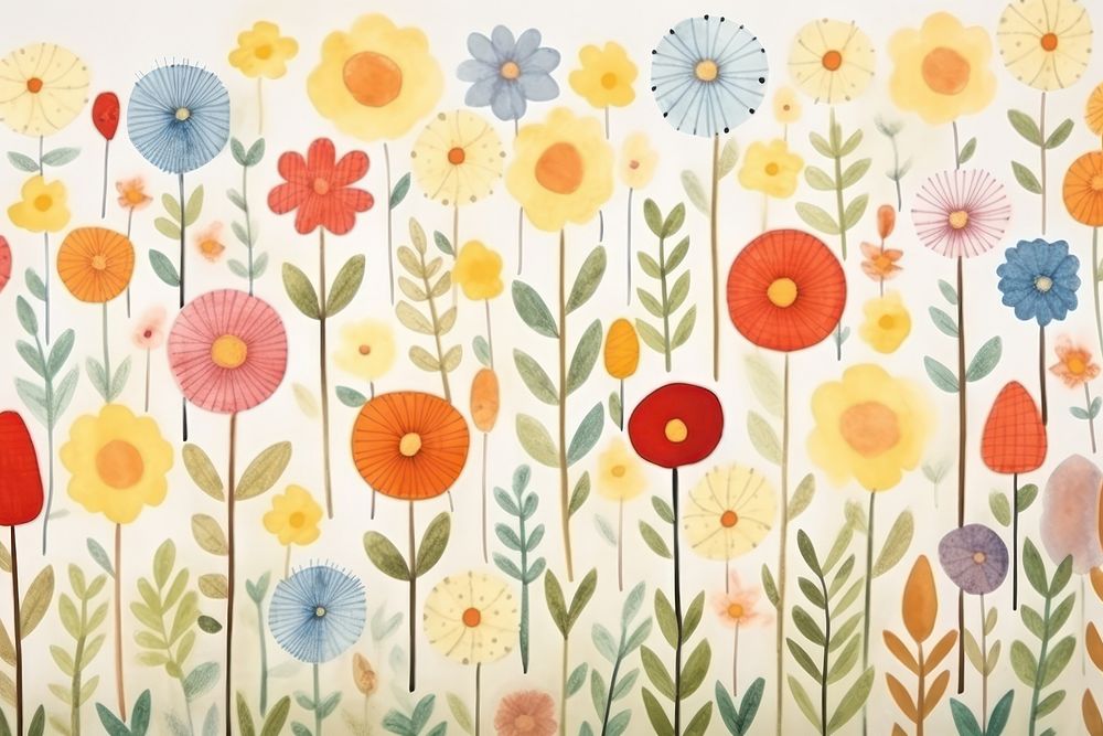 Flowers background backgrounds painting outdoors.