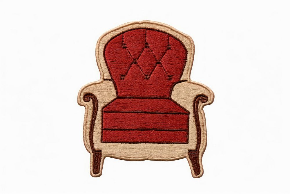 Chair furniture armchair red.