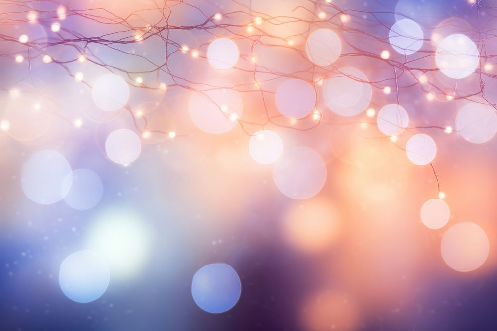 Fairy lights bokeh effect background backgrounds outdoors nature.