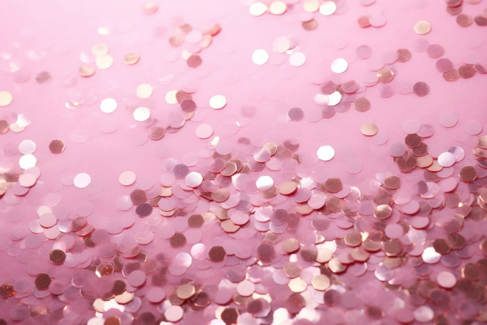 Pink background glitter backgrounds confetti.