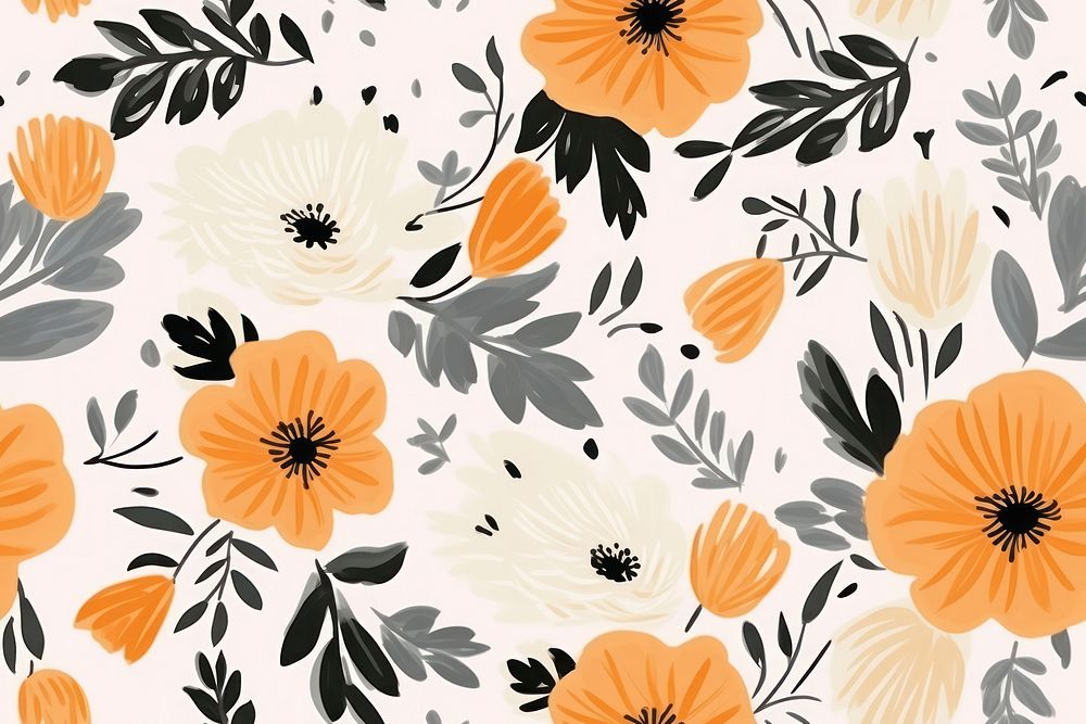 Flowers pattern plant backgrounds.