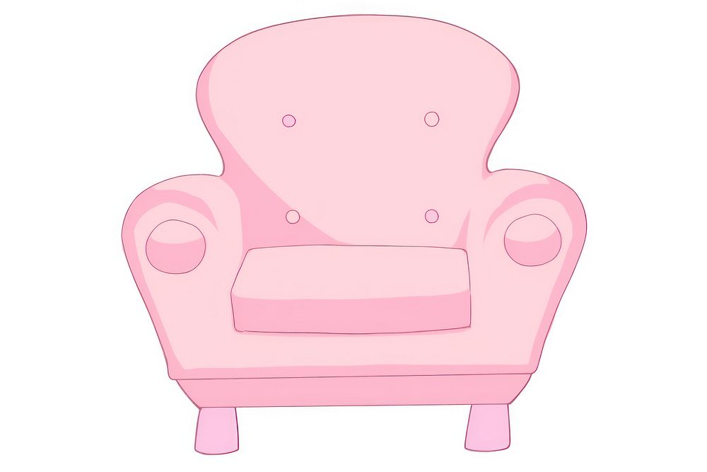 Chair furniture armchair white background.