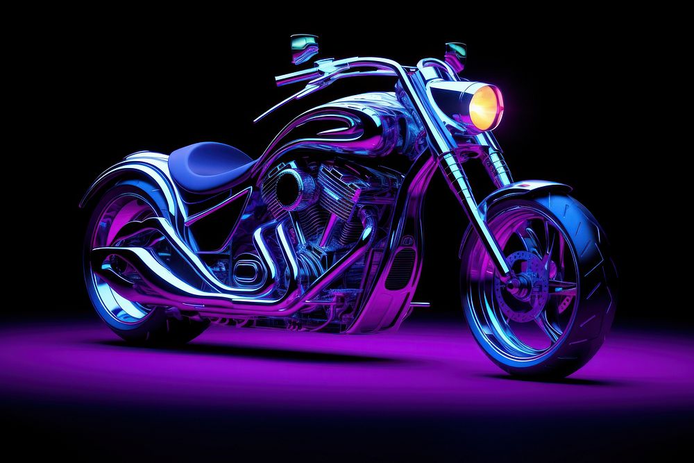 Motorcycle vehicle wheel light.