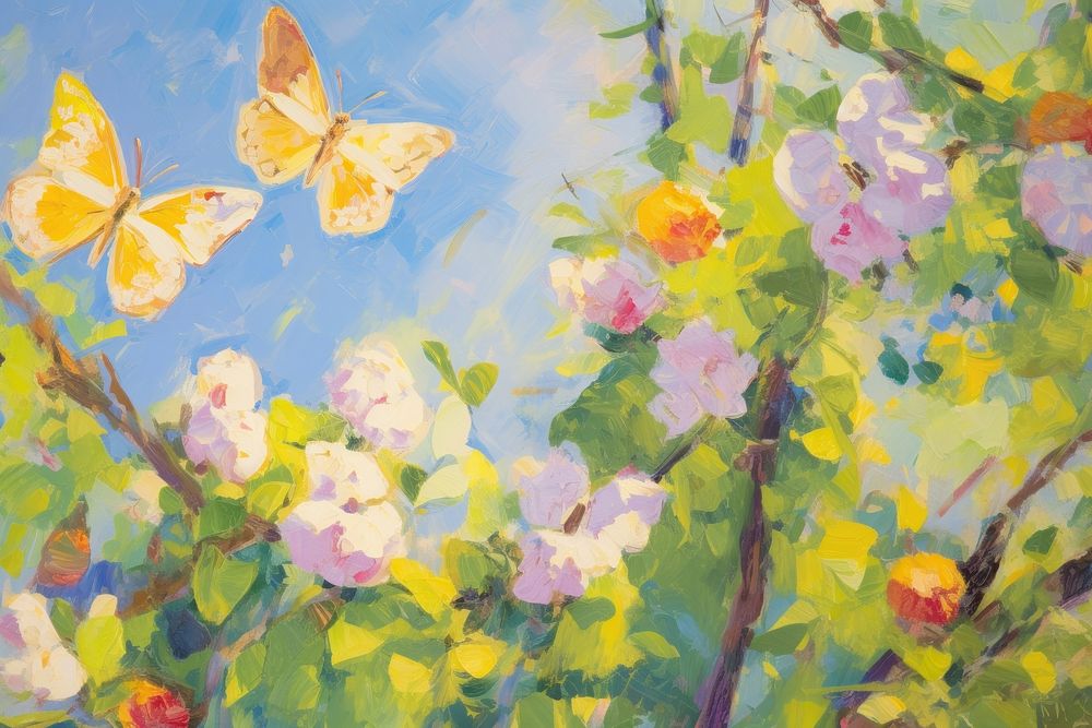 Butterfly background painting backgrounds butterfly.