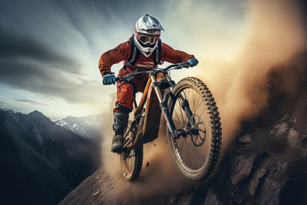 Extreme sports motorcycle motocross cycling.