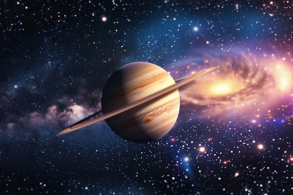 Saturn planet astronomy universe.
