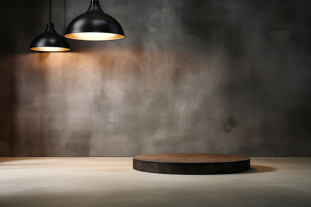 Empty room background lighting lamp | Premium Photo Illustration - rawpixel
