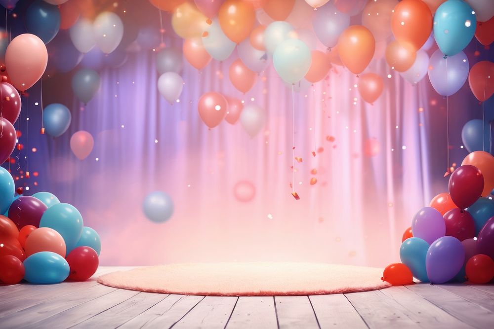 Balloon background illuminated celebration anniversary.