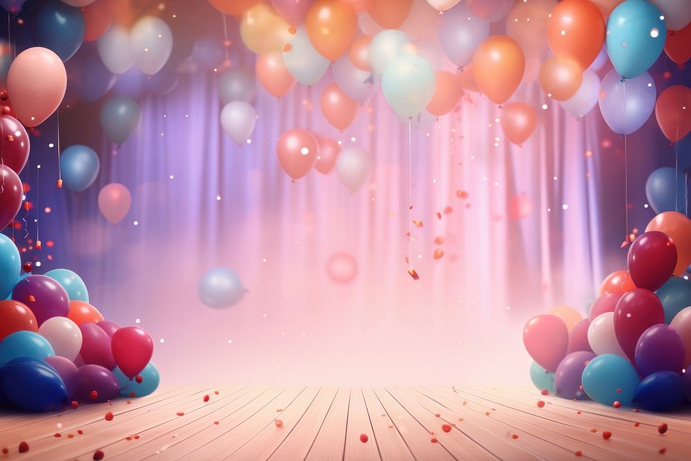 Balloon background backgrounds illuminated celebration.