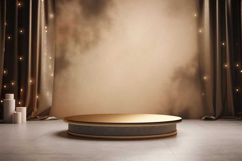 Empty living room background lighting | Premium Photo Illustration