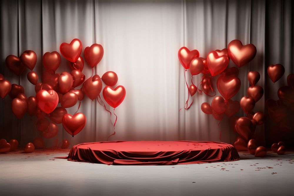 Love background balloon celebration anniversary.
