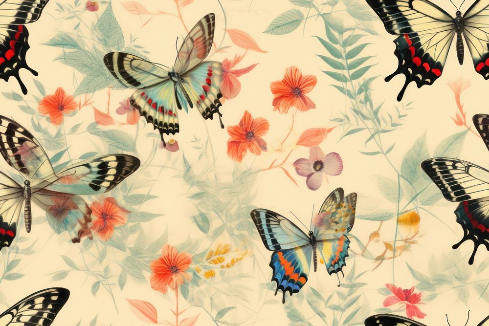 Butterfly butterfly backgrounds pattern.